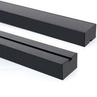 Aluminiumprofil Hängend xl 50x30 für led Streifen bis 45 mm mit durchgehender Abdeckung Schwarz 6 m Schwarz transluzent Aluminiumprofil Hängend xl 50x30 für led Streifen bis 45 mm mit durchgehender Abdeckung Schwarz 6 m Schwarz transluzent von LEDKIA