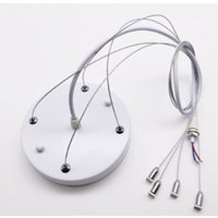 Aufhängeset für LED-Deckenleuchte 24W Rechteckig 580x200 mm Doppelseitig SwitchDimm 1 m von LEDKIA