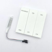 Ledkia - Controller Dimmer für digitale LED-Streifen 12/24 v dc + RF-Fernbedienung 6 Tasten Einfarbig von LEDKIA