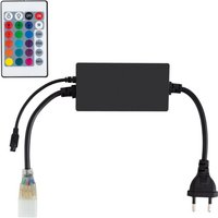 Ledkia - Controller RGB-LED-Lichtschläuche 220V Ultrapower, Fernbedienung ir 24 Tasten von LEDKIA
