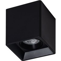 Efectoled - Deckenleuchte Quadratisch Schwarz mit GU10 Glühbirne Space 2700K Warmweiß von EFECTOLED