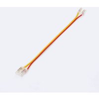 Doppelter Clip-Verbinder mit Kabel für LED-Streifen cct 24V dc cob IP20 Breite 10mm von LEDKIA