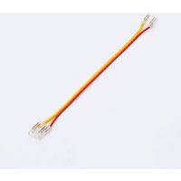 Efectoled - Doppelter Clip-Verbinder mit Kabel für LED-Streifen cct 24V dc cob & SMD2022 IP20 Breite 10mm cct von EFECTOLED