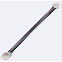 Ledkia - Doppelter Clip-Verbinder mit Kabel für LED-Streifen rgb 12/24V dc smd IP20 Breite 10mm von LEDKIA