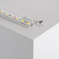 Dreieckiges Aluminiumprofil für Ecke 2m für LED-Streifen bis 10mm Dreieckiges Aluminiumprofil für Ecke 2m für LED-Streifen bis 10mm von LEDKIA