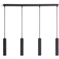 Pendelleuchte Aluminium 4 Strahler Breixo Schwarz von EFECTOLED