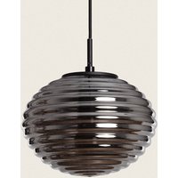 Pendelleuchte Metall und Glas Ailen Rauchgrau von LEDKIA