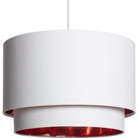 Pendelleuchte Stoff Bello Duo Reflejo Weiß Pendelleuchte Stoff Bello Duo Reflejo Weiß von ILUZZIA