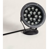 LED-Außenstrahler 18W Colmar Warmweiß 3000K Schwarz von LEDKIA