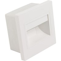 Efectoled - LED-Wandeinbauleuchte 1.5W Weiß Randy 3000K Warmweiß Efectoled - LED-Wandeinbauleuchte 1.5W Weiß Randy 3000K Warmweiß von EFECTOLED