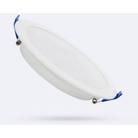 Ledkia - Placa led 9W Circular SuperSlim Corte ø 125-135 mm Warmweiß 3000K Weiß von LEDKIA