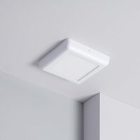 Efectoled - LED-Deckenleuchte 12W Eckig Metall 178x178mm Design White 3000K Warmweiß von EFECTOLED