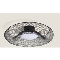 Ledkia - LED-Deckenleuchte 18W Metall cct wählbar Zeiryn m Schwarz von LEDKIA