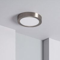 Ledkia - LED-Deckenleuchte 18W Rund Metall Ø225 mm Silber Neutrales Weiß 4000K - 4500K 120º von LEDKIA