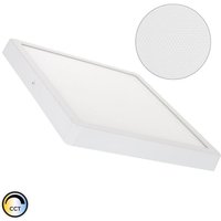 LED-Deckenleuchte 24W Eckig Superslim (CRI90) Microprismatisch CCT Wählbar (UGR17) 280x280 mm Wählbar (Warm-Neutral-Kalt) von LEDKIA