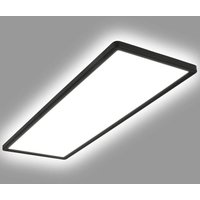 Efectoled - LED-Deckenleuchte 24W Rechteckig cct 580x200 mm Doppelseitig SwitchCCT Schwarz Wählbar (Warm-Neutral-Kalt) von LEDKIA
