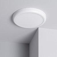 LED-Deckenleuchte 24W Rund Metall Ø300mm Design White Kaltes Weiß 6000K - 6500K 120º von LEDKIA