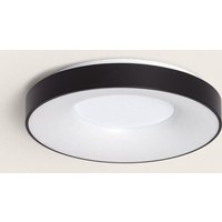 Ledkia - LED-Deckenleuchte 24W Rund Metall cct Wählbar Bill Schwarz von LEDKIA