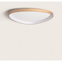 Efectoled - LED-Deckenleuchte 30W Oval Metall Ø600 mm cct Wählbar Owen Gold von EFECTOLED