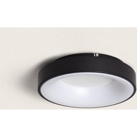 Efectoled - LED-Deckenleuchte 30W Rund Metall Ø380 mm cct Wählbar Jacob Schwarz von EFECTOLED