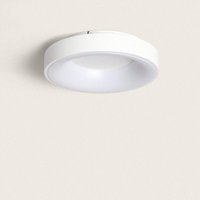 LED-Deckenleuchte 30W Rund Metall Ø380 mm CCT Wählbar Jacob Weiß von EFECTOLED