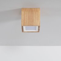 Ledkia - LED-Deckenleuchte 6W Holz Sigurd Natürlich120º95 mm von LEDKIA