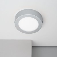 LED-Deckenleuchte 6W Rund Aluminium Ø110mm Slim cct Wählbar Galán cct Grau von LEDKIA