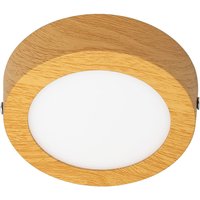 LED-Deckenleuchte 6W Rund Aluminium Ø110mm Slim cct Wählbar Galán cct Natürlich von LEDKIA