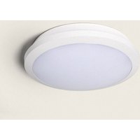Efectoled - LED-Deckenleuchte Außen 12.5-18.5W cct Rund mit Radar-Bewegungsmelder und Notlicht Ø300mm Wählbar (Warm-Neutral-Kalt) von LEDKIA