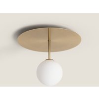 Efectoled - LED-Deckenleuchte aus Metall und Glas Moonlight Brass Gold Efectoled - LED-Deckenleuchte aus Metall und Glas Moonlight Brass Gold von EFECTOLED