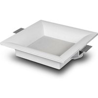 Efectoled - led Downlight Einbaustrahlerring für Gips/Gipsplatten Integration Eckig 18W Schnitt 333x333 mm UGR17 2700K Warmweiß von EFECTOLED