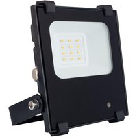 LED-Flutlichtstrahler 10W mit Radar Bewegungsmelder 140 lm/W he pro Dimmbar Neutralweiß 4000K - 4500K von LEDKIA