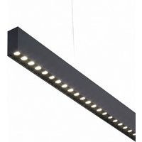 LED Linearstrahler Hängend 120cm 40W Singe No Flicker Schwarz CCT (2700K - 3500K - 4000K) von LEDKIA