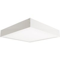 Ledkia - LED-Panel 60x60cm 40W 5200lm High Lumen lifud + Oberflächenbausatz Warmweiß 3000K - 3500K von LEDKIA