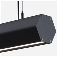LED Pendelleuchte Lineal 42W Aluminium CCT Doppelseitige Beleuchtung Funky Kool Beige Wählbar (Warm-Neutral) (2700K - 3500K - 4000K) von LEDKIA