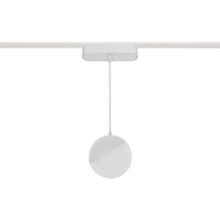 LED-Pendelleuchte für 1-Phasenmagnetschiene 25mm Super Slim 10W 48V CRI90 Weiss Ø100 mm Warmes Weiß 2700K 120º114.5 mm von LEDKIA