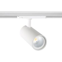 LED-Strahler New D'Angelo Weiss 30W (cri 90) lifud für 3-Phasenstromschienen Warmes Weiß 3000K - 3500K 36º von LEDKIA