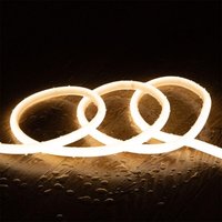 Ledkia - LED-Streifen Dimmbar 220V Rund SFLEX17 IP65 Schnitt 100cm nach Maß 10 m Neutralweiß von LEDKIA