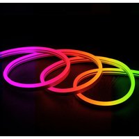 LED-Streifen Neon 11 W/m RGB 220V AC 60 LED/m Halbrund 180º IP67 nach Mass Schnitt alle 100 cm 180º5m5m von LEDKIA