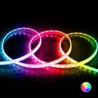 LED-Streifen RGB 24V DC SMD Silicone FLEX 60LED/m 5m IP68 Breite 12mm Schnitt alle 10cm 120º5 m von LEDKIA