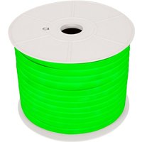 LED-Streifenrolle Neon Dimmbar 220V 50m Grün Halbrund 180° 7.5W/m Schnitt 100cm IP67 Grün von LEDKIA