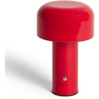 LED Tischlampe 2W Tragbar Metall mit wiederaufladbarem USB-Akku Zaipi Rot von LEDKIA