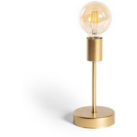 LED-Tischlampe Tragbar Batterie Metall Zoe Gold von LEDKIA