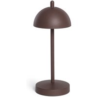 LED Tischlampe Tragbar mit wiederaufladbarem USB-Akku Pirinoa Braun von LEDKIA