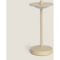 LED Tischlampe tragbar mit wiederaufladbarem USB-Akku Estepona Beige von LEDKIA