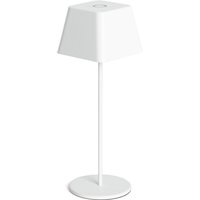 Efectoled - led Tischlampe 1.2W Tragbar Aussen Aluminium mit wiederaufladbarem USB-Akku Willy Weiß von EFECTOLED