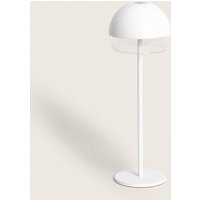 LED-Tischleuchte Außen 3W tragbar mit wiederaufladbaren USB-Akku Adair Weiß von LEDKIA