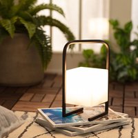 Efectoled - LED-Tischlampe Tiber 2.5W Tragbar Außenlampe mit Wiederaufladbare Batterie über usb Schwarz von EFECTOLED