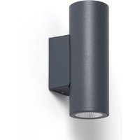 LED Wandleuchte Außen 12W Aluminium doppelseitige Beleuchtung CCT Wählbar Satna Anthrazit LED Wandleuchte Außen 12W Aluminium doppelseitige Beleuchtung CCT Wählbar Satna Anthrazit von LEDKIA