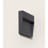 Ledkia - LED-Wandleuchte Außen 3W cct Wählbar Oberfläche Quadratisch Jade Schwarz von LEDKIA